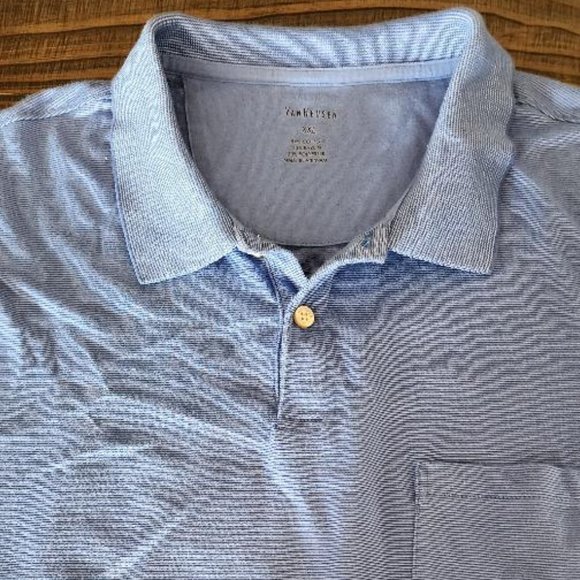 Van Heusen Other - Van Heusen Blue Short Sleeve Polo